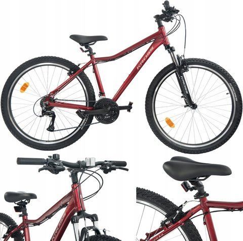 Велосипед горный (MTB) Kross Shimano 27.5 2024 Ruby Red 603324 фото