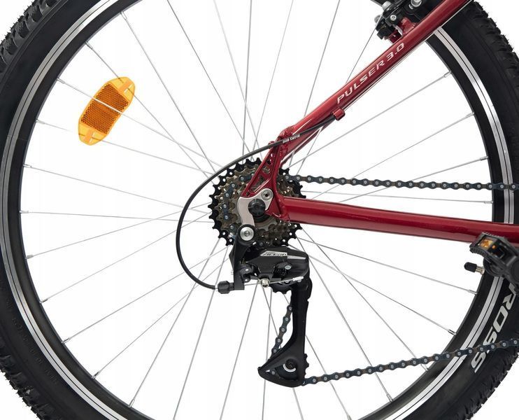 Велосипед горный (MTB) Kross Shimano 27.5 2024 Ruby Red 603324 фото