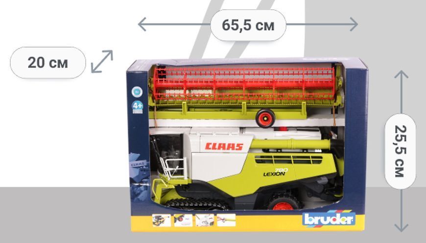Специализированная техника Bruder Комбайн Claas Jaguar 900 (02131) 643930 фото