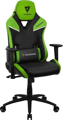 Компьютерное кресло для геймера ThunderX3 TC5 Neon Green (УЦЕНКА) 342875* фото