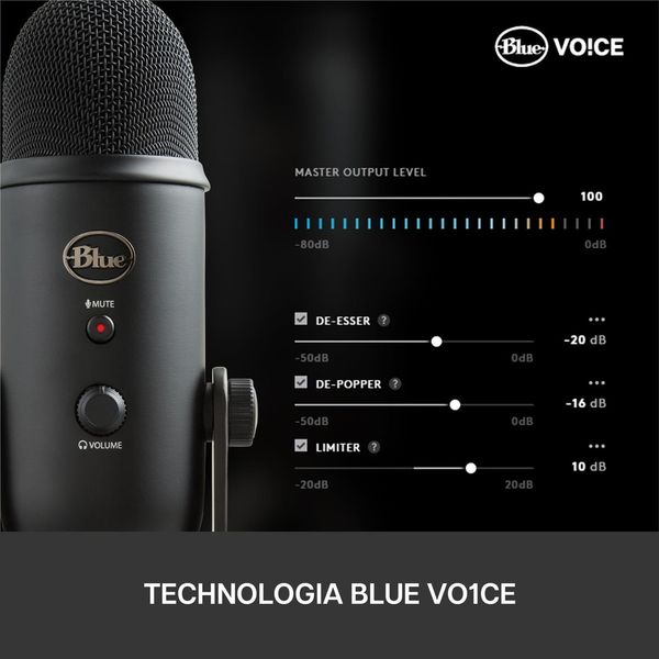 Микрофон для ПК/ для стриминга, подкастов Blue Microphones Yeti Midnight Blue 340974 фото