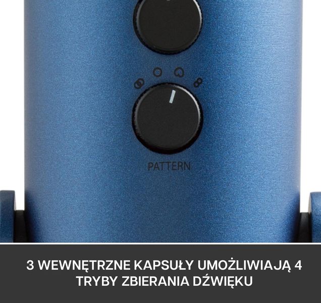 Мікрофон для ПК/ для стрімінгу, підкастів Blue Microphones Yeti Midnight Blue 340974 фото