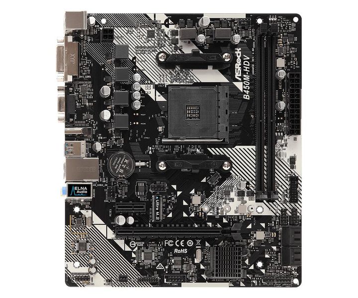 Материнская плата ASRock B450M-HDV R4.0 393545 фото