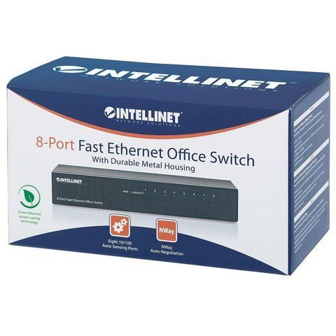 Комутатор некерований Intellinet IES-08F (523318) 502986 фото