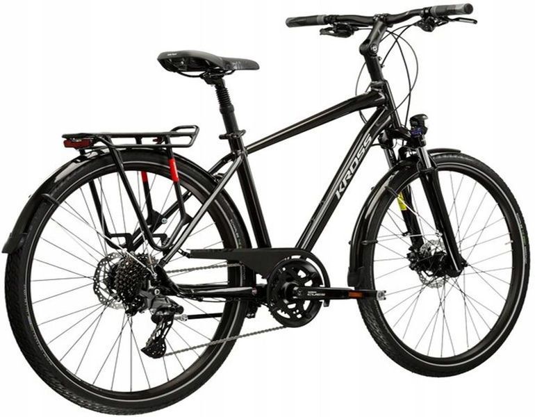 Велосипед міський Kross Trans 7.0 28 2025 Black Matt 603505 фото