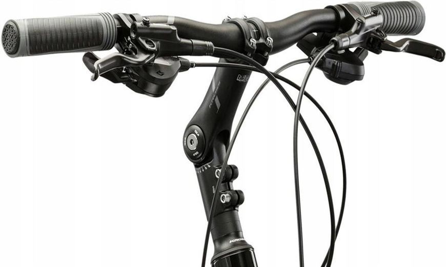 Велосипед міський Kross Trans 7.0 28 2025 Black Matt 603505 фото