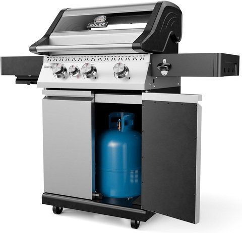 Гриль газовый мобильный Koler Krone Compact Pro Silver (KK-CP/S) 604576 фото