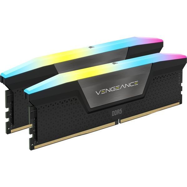 Память для настольных компьютеров Corsair 96 GB (2x48GB) DDR5 5600 MHz Vengeance RGB Black (CMH96GX5M2B5600C40) 522125 фото