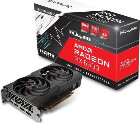 Відеокарта Sapphire Radeon RX 6600 PULSE (11310-01-20G) 357965 фото