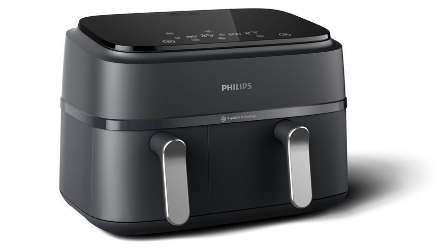 Мультипіч (аерофритюрниця) Philips Dual Airfryer 3000 Series NA351/00 510577 фото