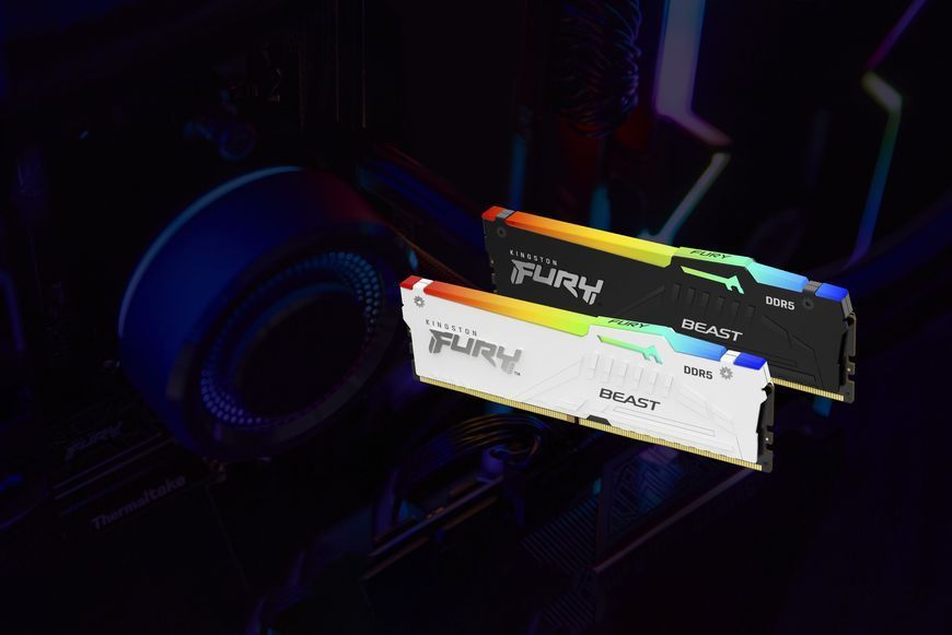 Память для настольных компьютеров Kingston Fury 64 GB (2x32GB) DDR5 6000 MHz Beast Black RGB Expo (KF560C36BBE2AK2-64) 621066 фото