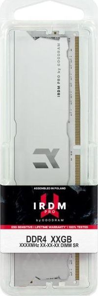 Пам'ять для настільних комп'ютерів Goodram 8 GB DDR4 3600 MHz IRDM PRO White (IRP-W3600D4V64L17S/8G) 340770 фото