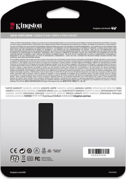 SSD накопичувач Kingston KC600 512 GB (SKC600/512G) 298482ua фото