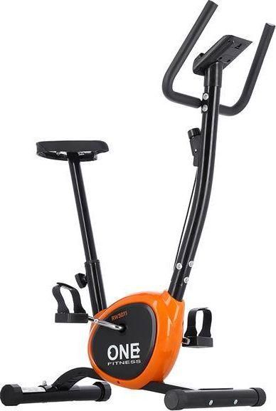 Велотренажер магнітний One Fitness RW3011 Black/Orange 329166 фото