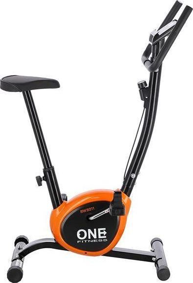 Велотренажер магнитный One Fitness RW3011 Black/Orange 329166 фото