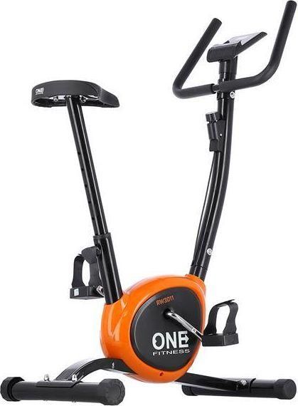 Велотренажер магнитный One Fitness RW3011 Black/Orange 329166 фото