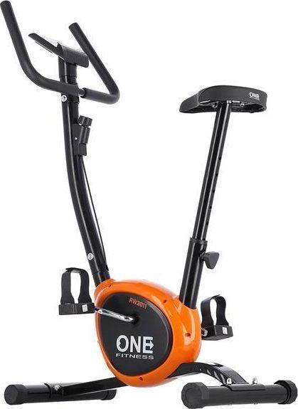 Велотренажер магнитный One Fitness RW3011 Black/Orange 329166 фото