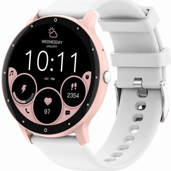 Смарт-годинник Gravity GT1-6 Pro Pink/White 621759 фото