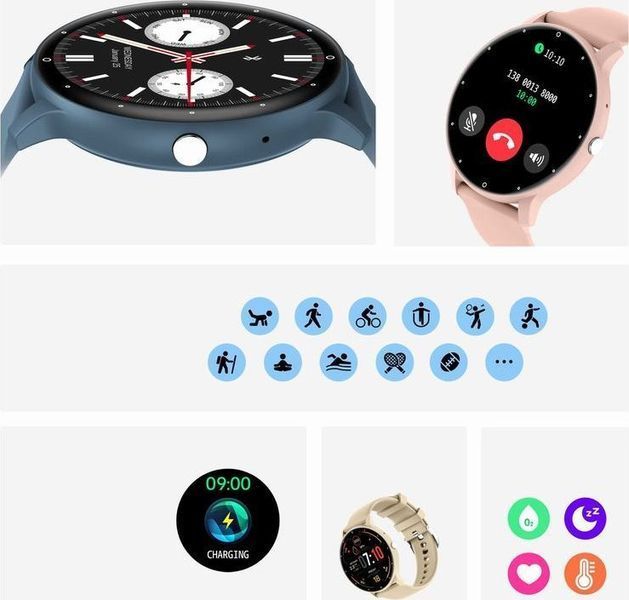 Смарт-годинник Gravity GT1-6 Pro Pink/White 621759 фото