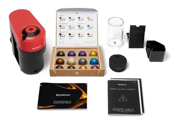 Кавоварка капсульна еспресо Krups Nespresso Vertuo Pop Spicy Red XN9205 479530 фото