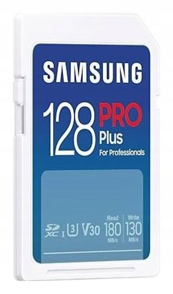 Карта пам'яті sd Samsung pro plus 128gb mb-sd128sb з перехідником USB 1134* фото