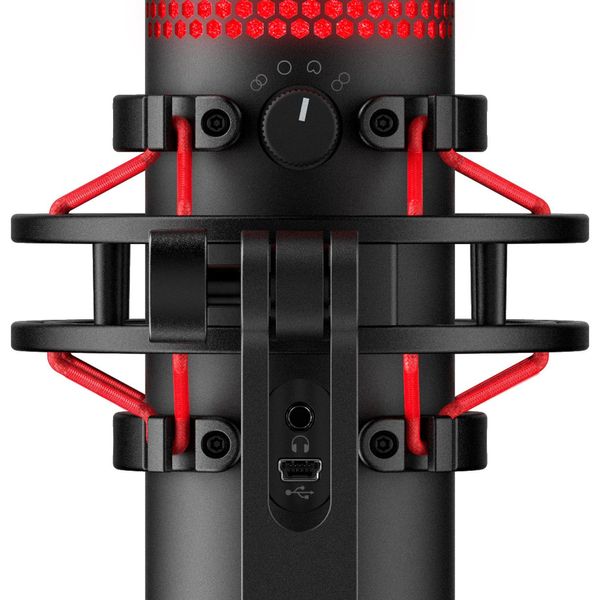Микрофон для ПК/ для стриминга, подкастов HyperX Quadcast (HX-MICQC-BK) 296722 фото