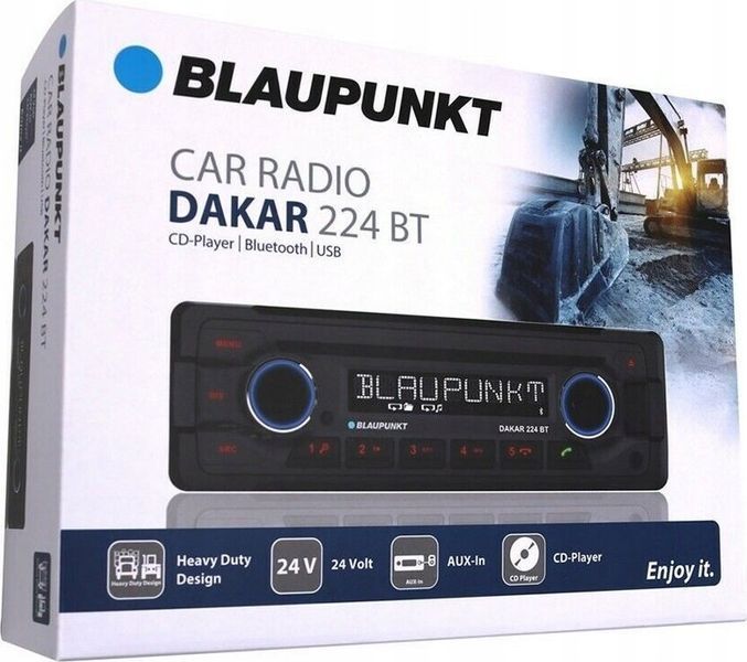Бездискова MP3-магнітола Blaupunkt Dakar 224 BT 589562 фото