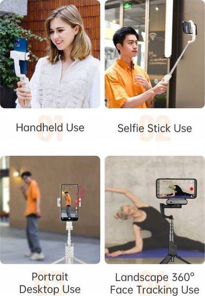 Монопод для селфі (Selfie Stick) Hohem iSteady Q Black 470922 фото