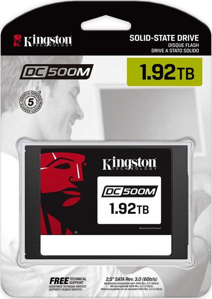 SSD накопитель Kingston DC500M 1.92 TB (SEDC500M/1920G) 339017 фото
