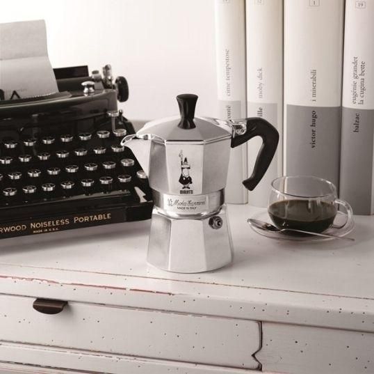 Кавоварка гейзерна Bialetti Moka Express 4TZ silver-black 290195 фото