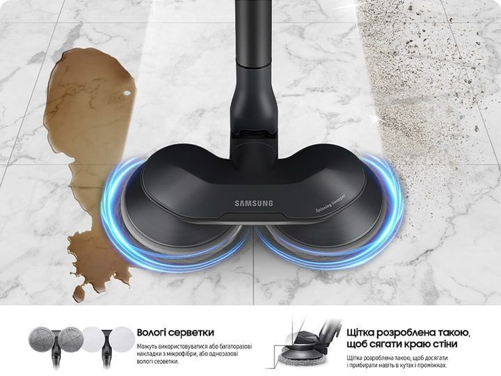 Вертикальный + ручной пылесос (2в1) Samsung Jet 75 VS20B75ADR5 577563ua фото