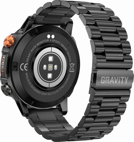 Смарт-годинник Gravity GT20-1 Black 621762 фото