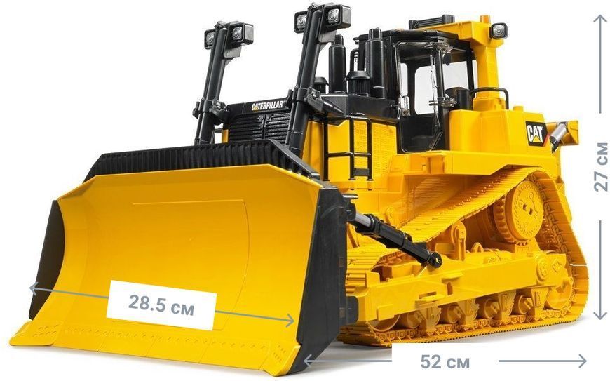 Іграшкова будівельна техніка Bruder Бульдозер CAT (02452) 643908 фото