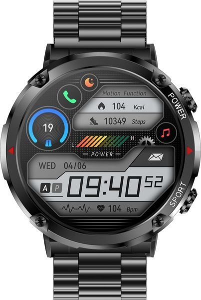 Смарт-годинник Gravity GT21-1 Black 621768 фото