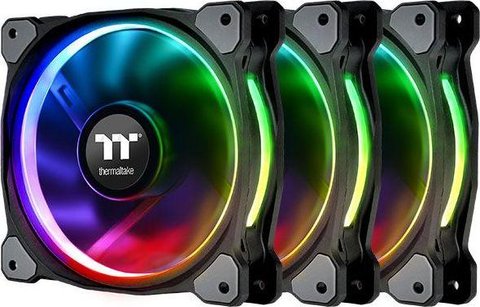 Вентилятор Thermaltake Riing Plus 12 RGB Radiator Fan TT Premium Edition 3-Fan Pack (CL-F053-PL12SW-A) 332652 фото