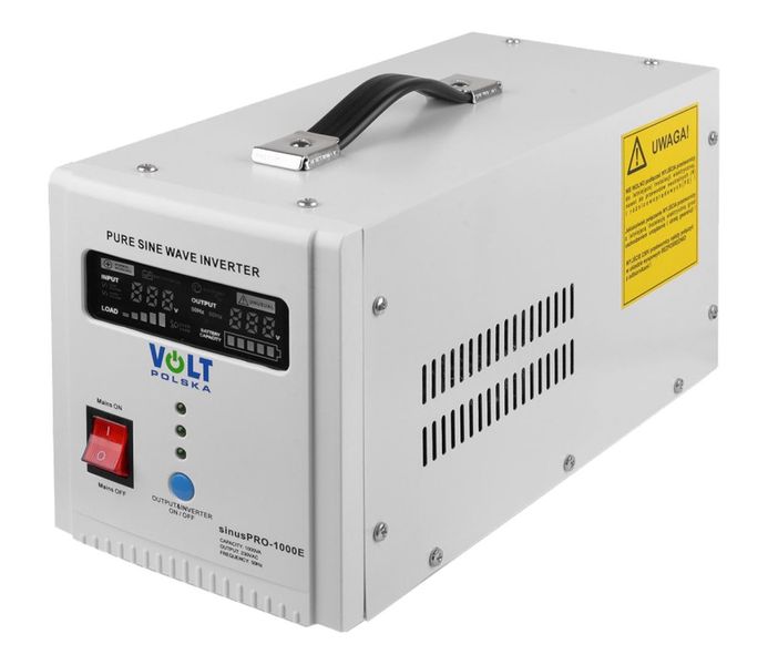 Лінійно-інтерактивне ДБЖ Volt Polska Sinus Pro 1000 E 12V (3SP091012E) 459827 фото