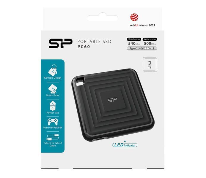 SSD накопитель Silicon Power PC60 2 TB (SP020TBPSDPC60CK) 475928 фото