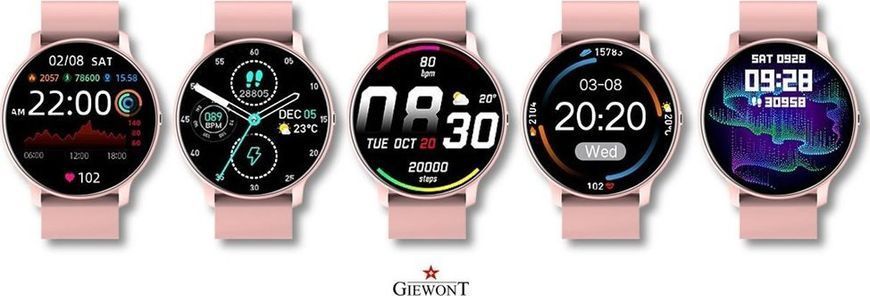 Смарт-годинник Giewont GW120-1 Pink 621718 фото