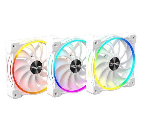 Вентилятор Alpenfohn Wing Boost 3 ARGB 120mm High Speed 3-pack White (84000000165) 333155 фото