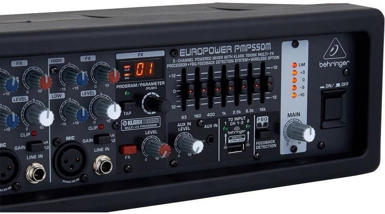 Активний мікшерний пульт Behringer Europower PMP550M 600857 фото