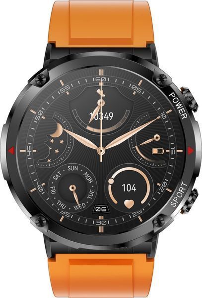 Смарт-годинник Gravity GT21-2 Black/Orange 621769 фото
