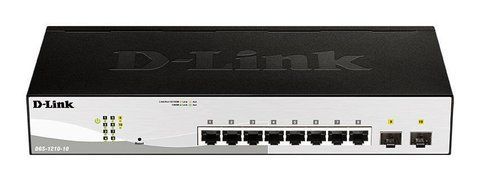 Комутатор керований 2-го рівня + D-Link DGS-1210-10 504138 фото