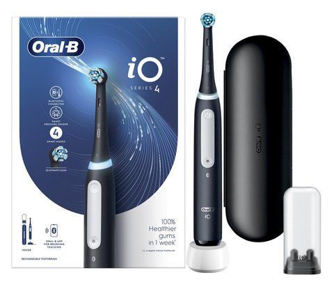 Електрична зубна щітка Oral-B iO Series 4 Matt Black 464704 фото