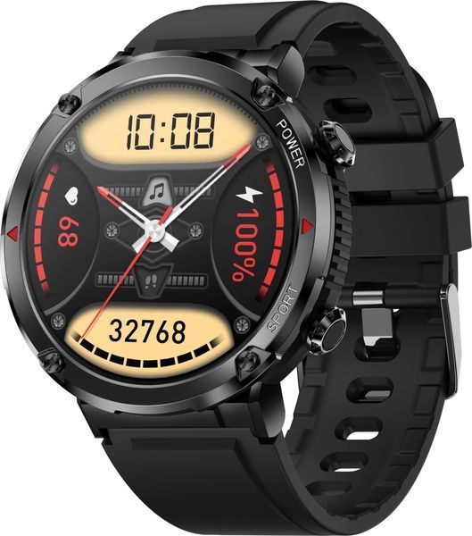 Смарт-годинник Gravity GT21-2 Black/Orange 621769 фото