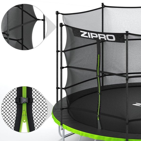 Батут Zipro Jump Pro 12FT 374см с внешней сеткой 491589 фото