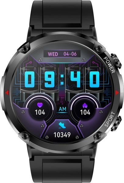 Смарт-годинник Gravity GT21-3 Black 621770 фото