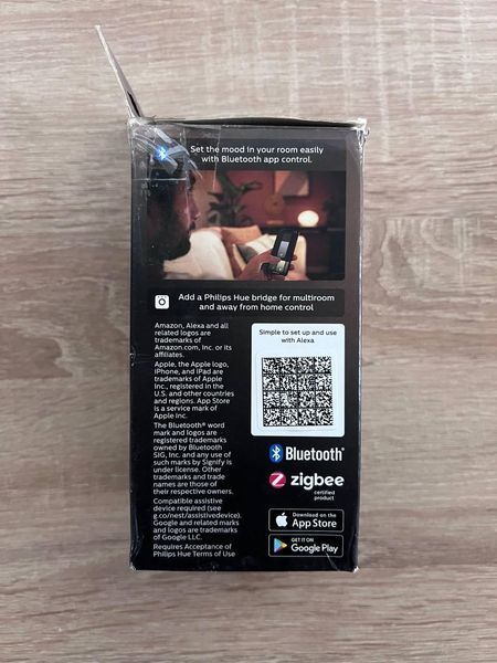 Умная лампа Philips Hue E27 White 1100 лм 75 Вт 9.5 W 4155 10000369 фото