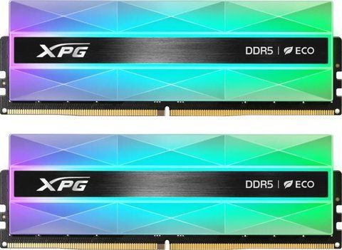 Пам'ять для ноутбуків Adata 32 GB DDR5 8000 MHz XPG Lancer Neon RGB (AX5U8000C3816G-DCLANRSG) 621083 фото