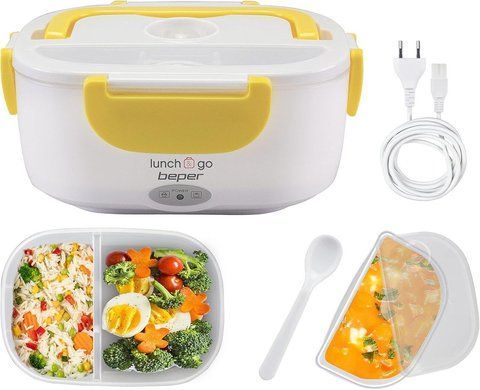 Контейнер для еды с подогревом Beper 90.920G Yellow 10001220 фото