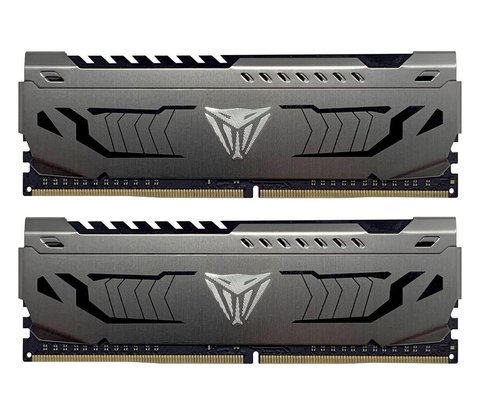 Пам'ять для настільних комп'ютерів Patriot 64 GB (2x32GB) DDR4 3600 MHz Viper Steel (PVS464G360C8K) 339984 фото